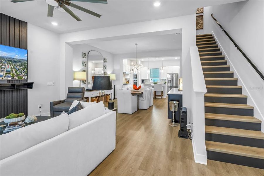 Furnished interior view inside a new home in , St. Petersburg (Image 7).