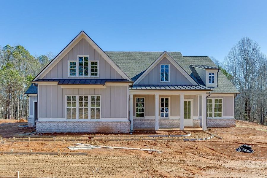 In-progress construction of a new home in , Cumming, GA (Image 8).