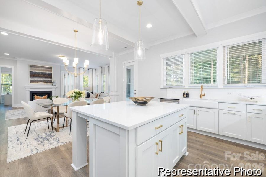 Furnished interior view inside a new home in , Statesville (Image 36).