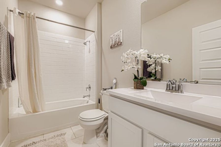 Furnished interior view inside a new home in Riverstone at Westpointe, San Antonio (Image 15).