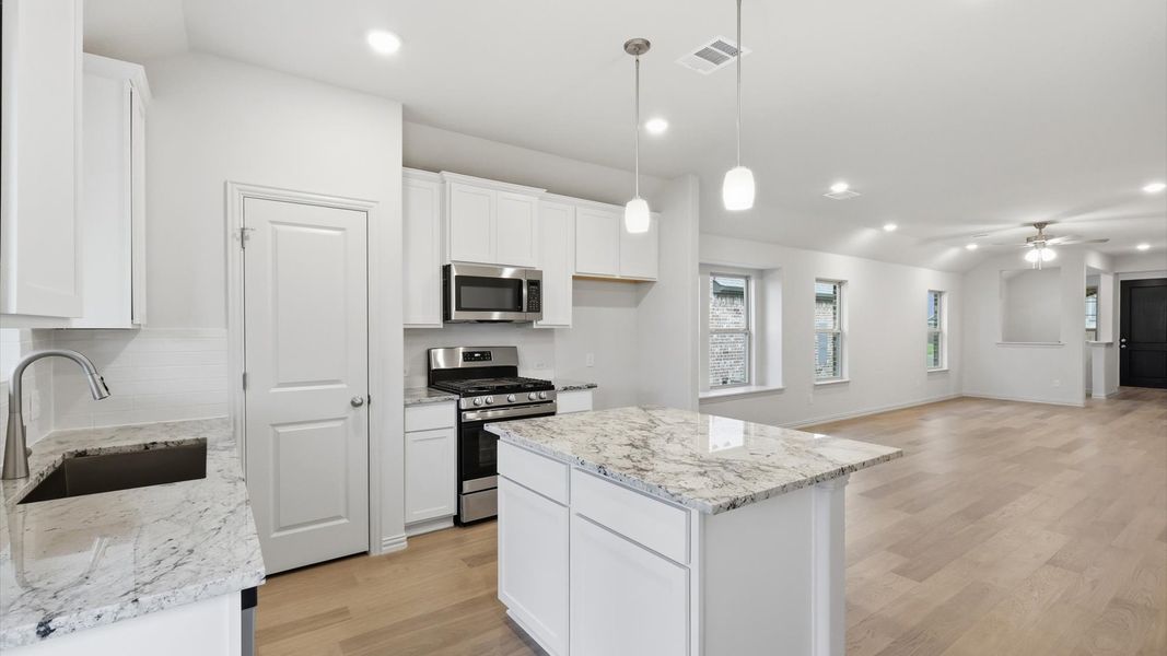 Furnished interior view inside a new home in Westridge Journey, Princeton (Image 17).