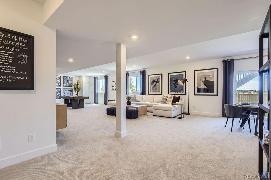 Furnished interior view inside a new home in , Parker (Image 30).