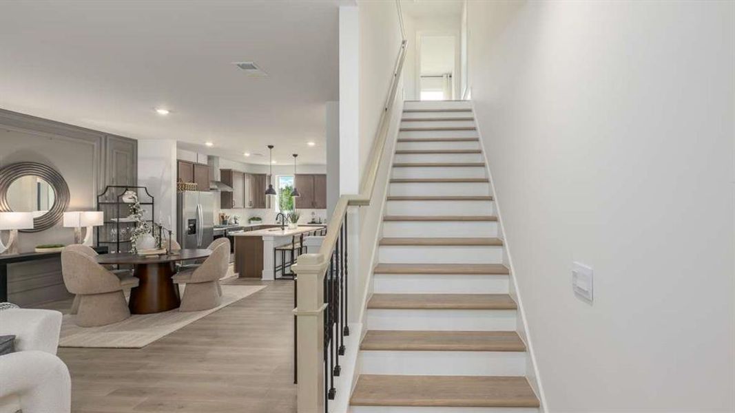 Furnished interior view inside a new home in Overlook at Peachtree Corners, Peachtree Corners (Image 11).