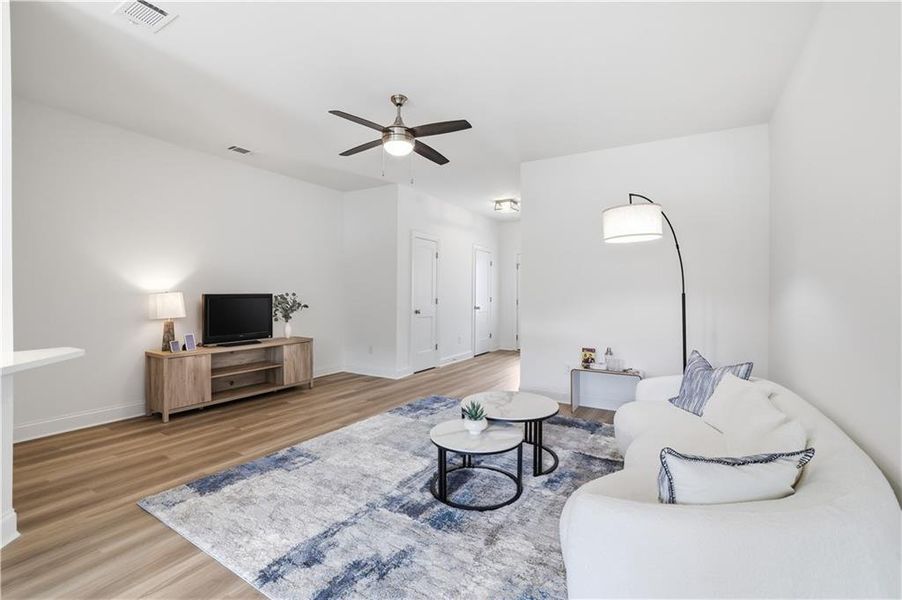 Furnished interior view inside a new home in , Ball Ground (Image 31).