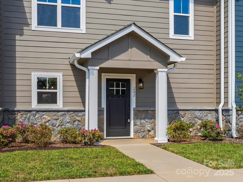 Front exterior of a new home in , Morganton, NC, highlighting curb appeal (Image 2). Front exterior of a new home in , Morganton, NC, highlighting curb appeal (Image 2).