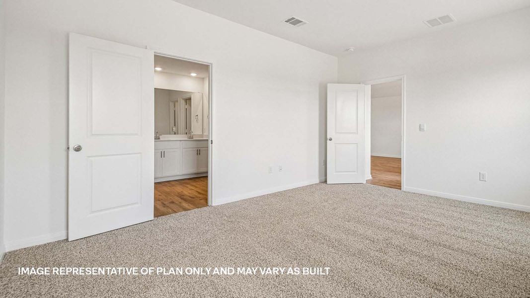 Representative unfurnished interior of a home built from the The Gaven by D.R. Horton in Prairie Lakes, Buda (Image 21).