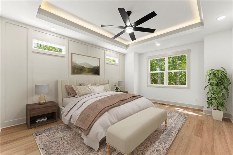 Furnished interior view inside a new home in , Baldwin (Image 13).