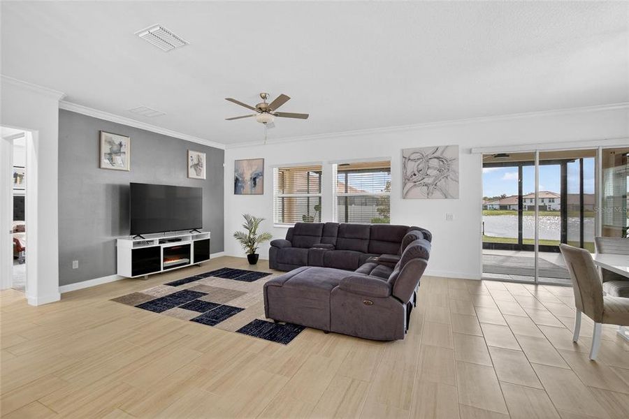 Furnished interior view inside a new home in Southshore Bay: The Estates, Wimauma (Image 18).