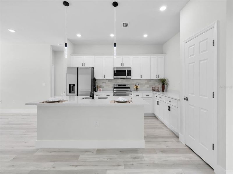 Furnished interior view inside a new home in , Citrus Springs (Image 11).