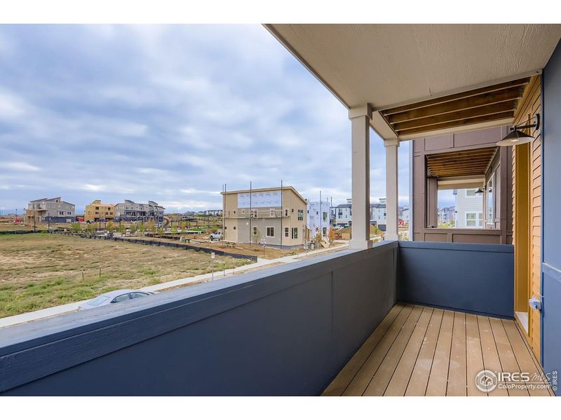 Exterior details and patio area of a home in Baseline, Broomfield (Image 25).