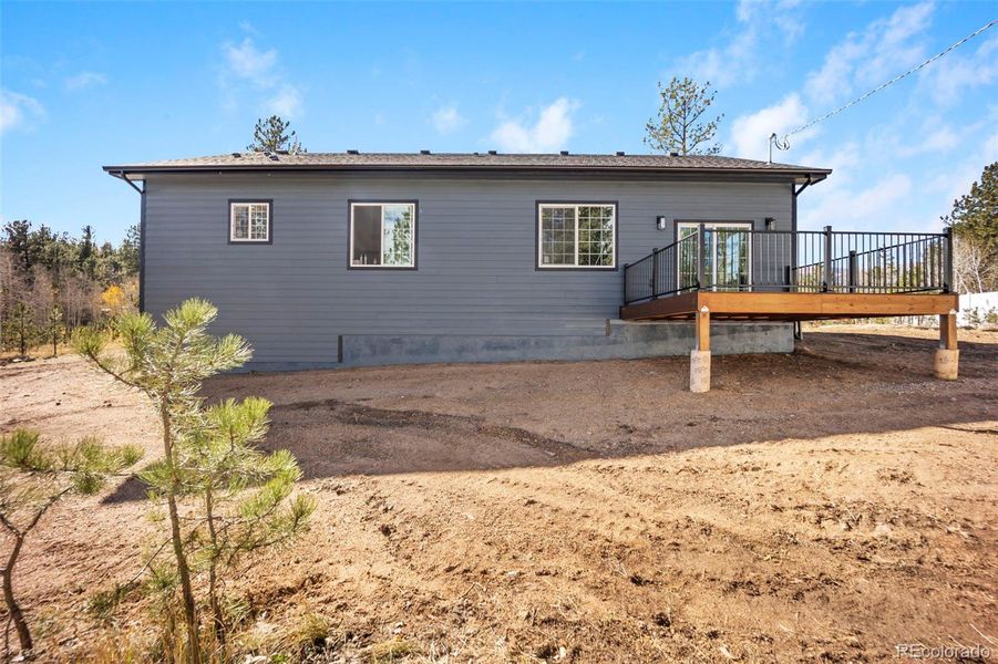 Exterior details and patio area of a home in , Bailey (Image 18).