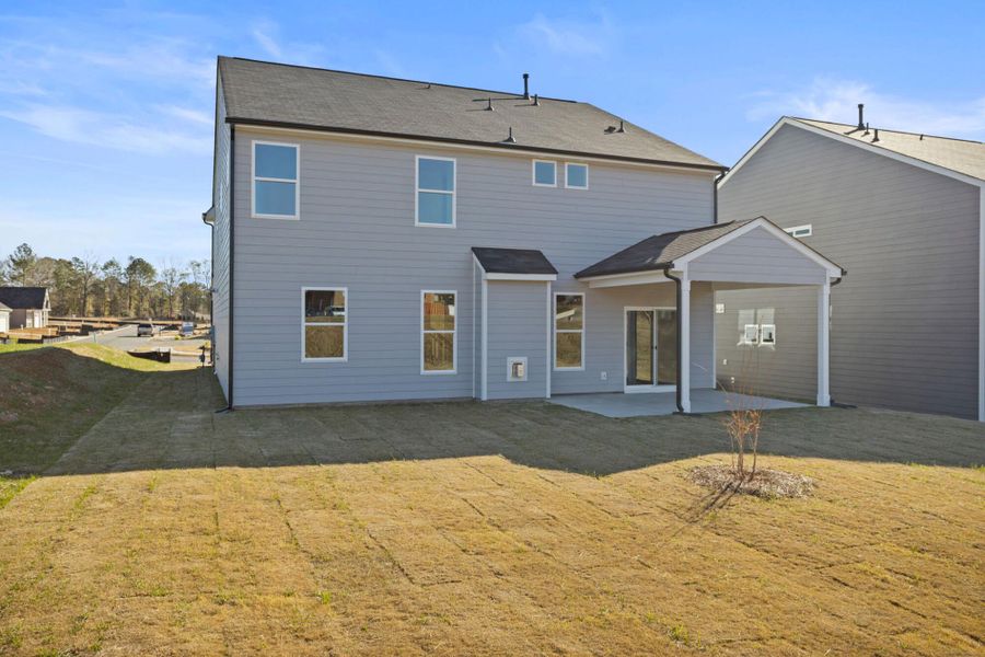 Exterior details and patio area of a home in Founders Club, Moore (Image 20). Exterior details and patio area of a home in Founders Club, Moore (Image 20).