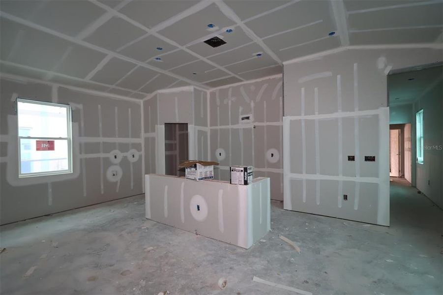 In-progress construction of a new home in Lake Star at Ovation, Winter Garden, FL (Image 8).