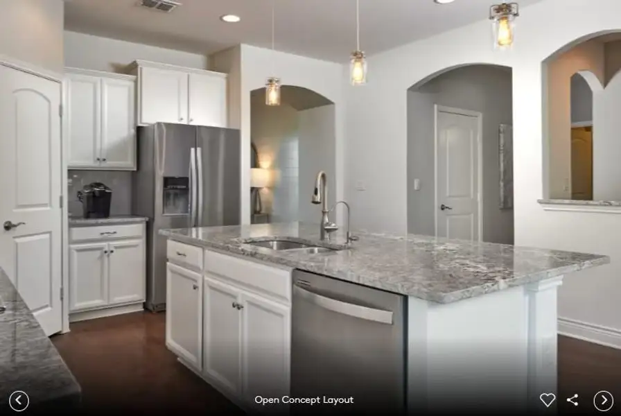 Interior photos- Photo of Pulte model home with same floor plan, not of actual home listed.