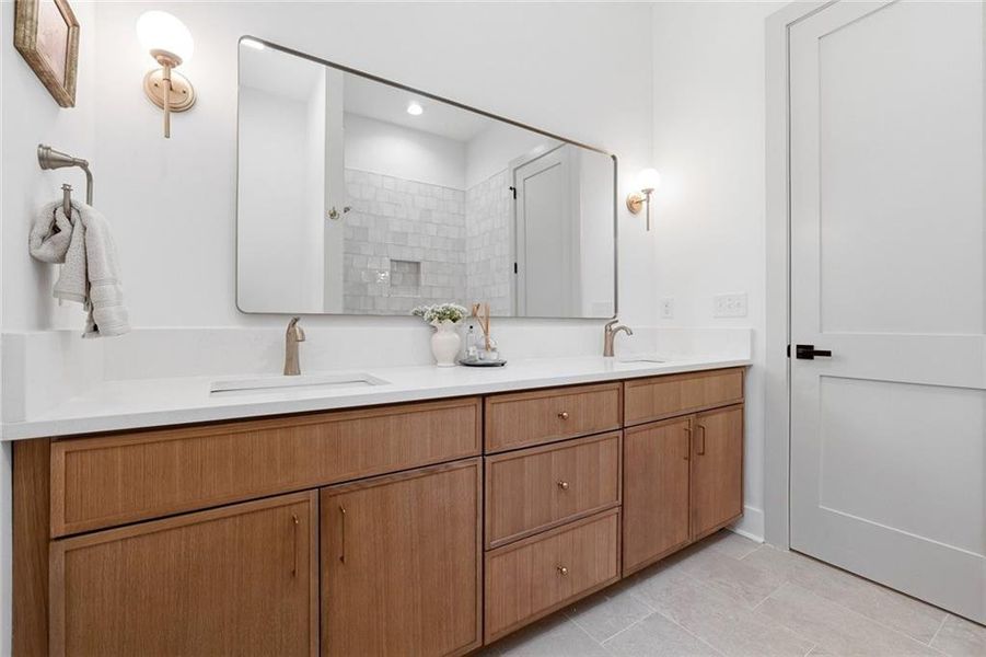 Furnished interior view inside a new home in , Powder Springs (Image 44).