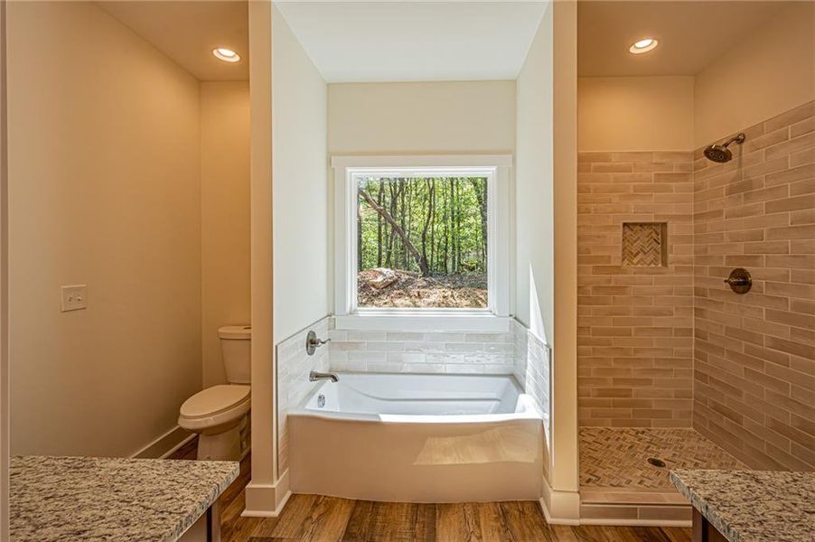 Furnished interior view inside a new home in , Dawsonville (Image 13).