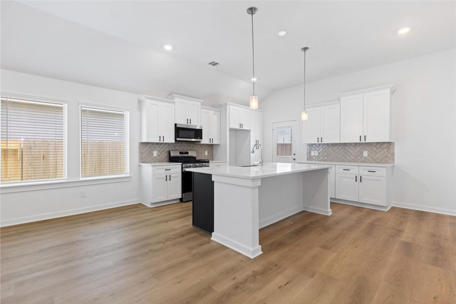 Furnished interior view inside a new home in Crosby Farms, Crosby (Image 6). Furnished interior view inside a new home in Crosby Farms, Crosby (Image 6).