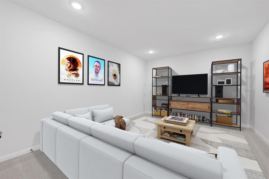 Furnished interior view inside a new home in The Ridge at Northlake, Northlake (Image 6).