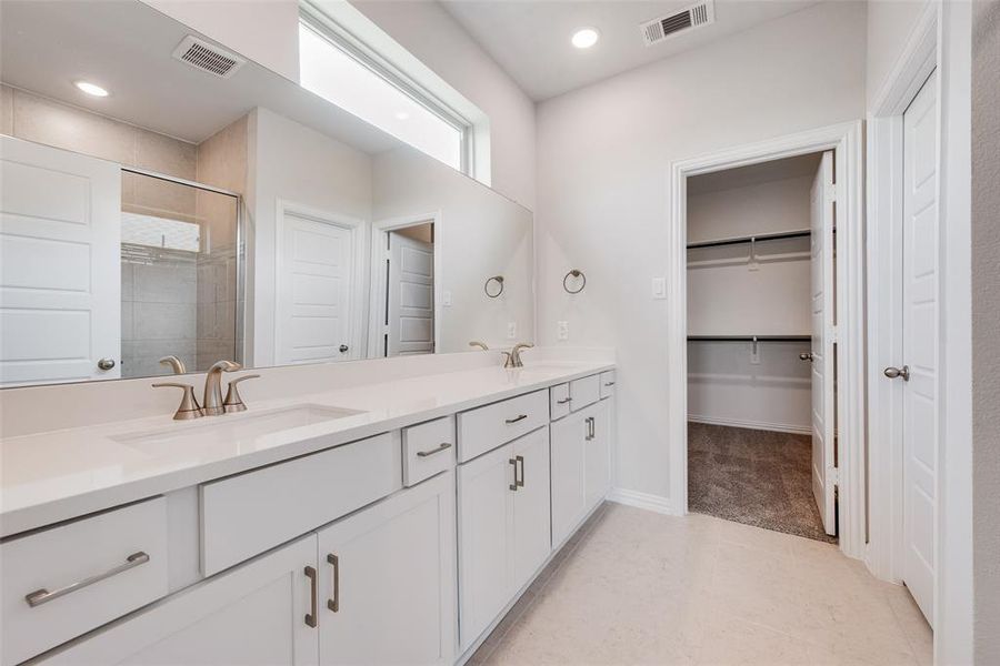 Furnished interior view inside a new home in Creekside of Crowley, Crowley (Image 11). Furnished interior view inside a new home in Creekside of Crowley, Crowley (Image 11).