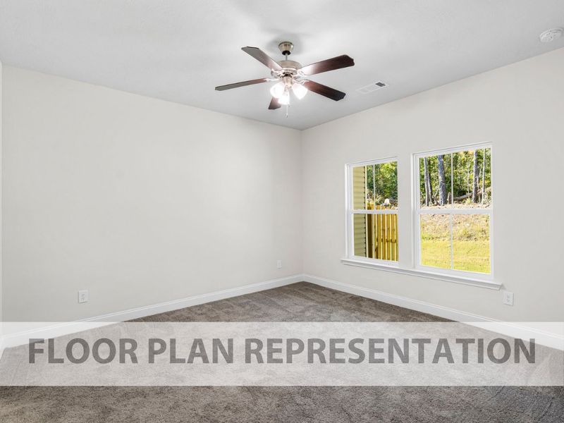 Spacious, unfurnished interior of a new home in Forrest Bluff, North Augusta (Image 8).
