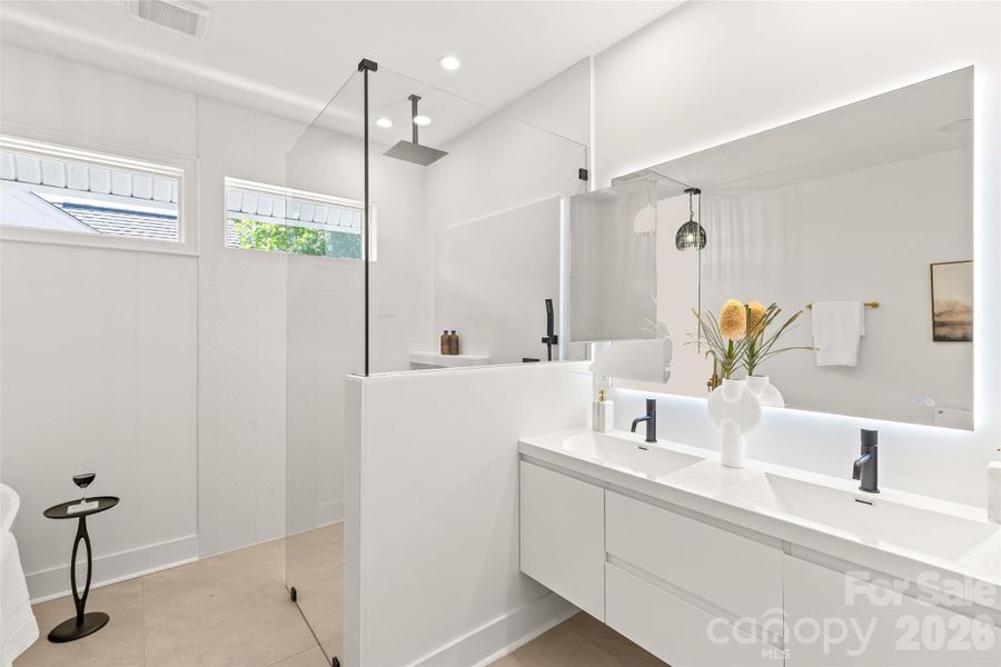 Furnished interior view inside a new home in , Charlotte (Image 19).