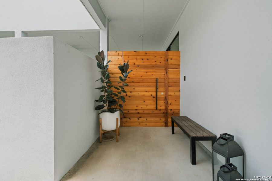 Exterior details and patio area of a home in , San Antonio (Image 15). Exterior details and patio area of a home in , San Antonio (Image 15).