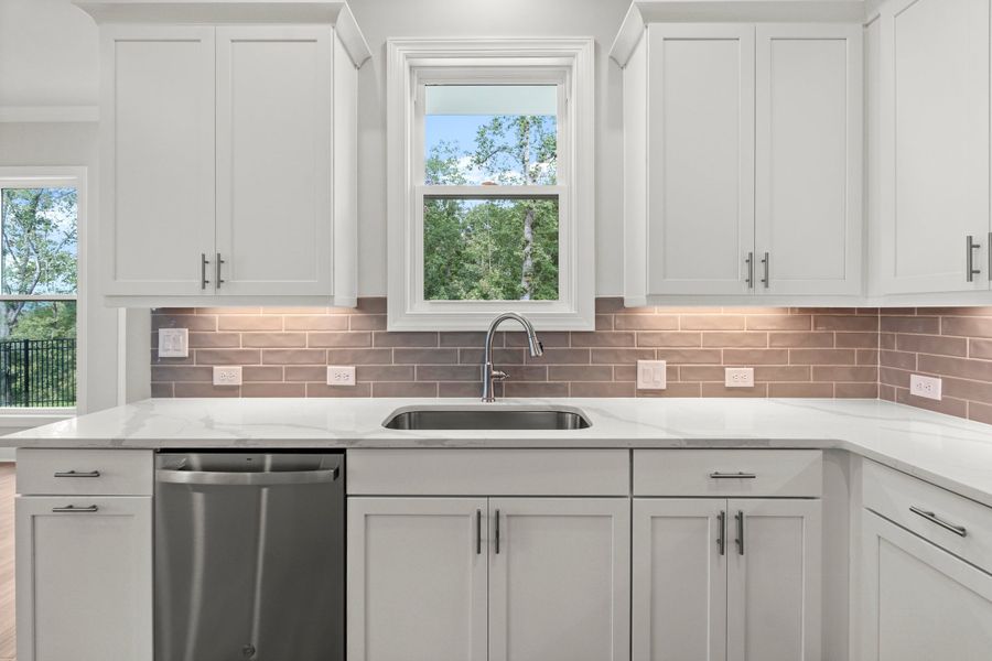 Representative furnished interior of a home built from the The Castleberry by The Providence Group in Aberdeen, Hoschton (Image 8).