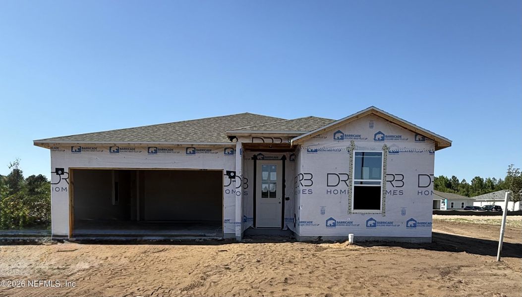 In-progress construction of a new home in Panther Creek, Jacksonville, FL (Image 4).