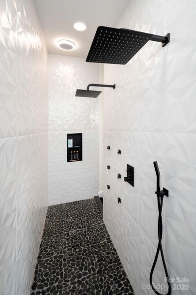 ...and the Most Amazing Doorless Walk-in Shower!