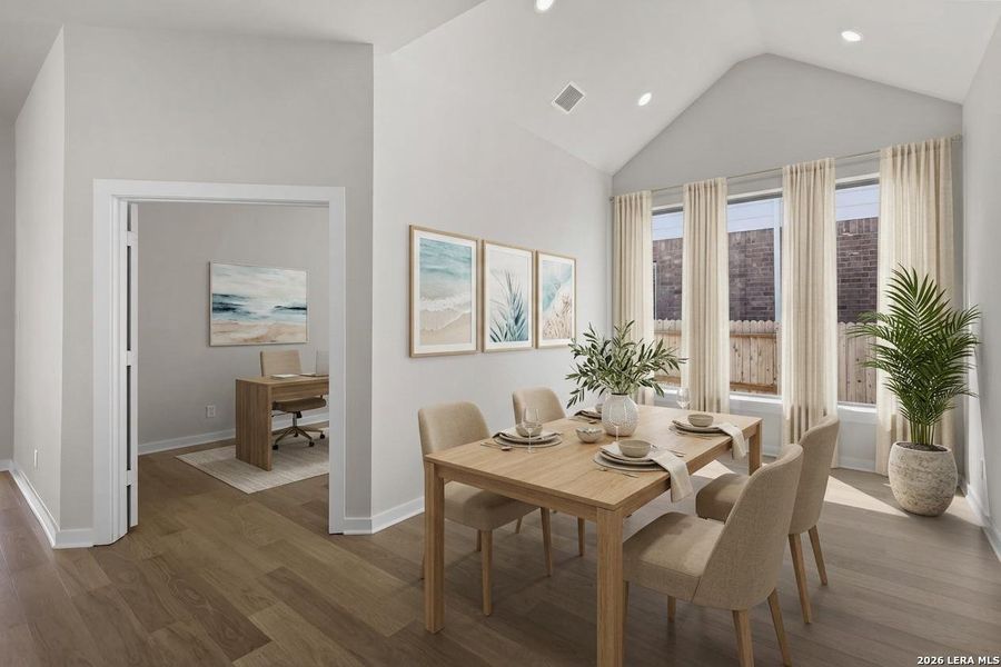 Furnished interior view inside a new home in Stillwater Ranch, San Antonio (Image 8).