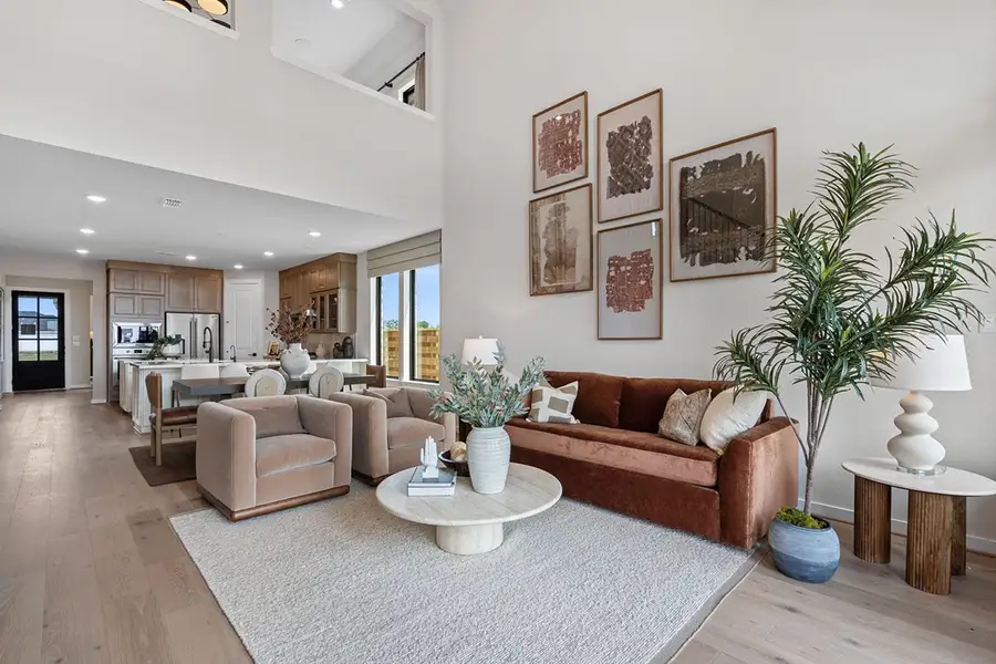 Furnished interior view inside a new home in Austin Point, Richmond (Image 7). Furnished interior view inside a new home in Austin Point, Richmond (Image 7).