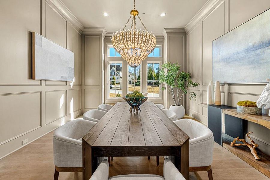 Furnished interior view inside a new home in , Milton (Image 47).