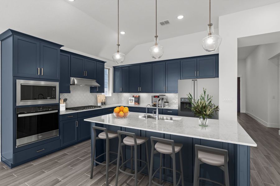 Representative furnished interior of a home built from the Axtell by Pulte Homes in Corley Farms, Boerne (Image 10).