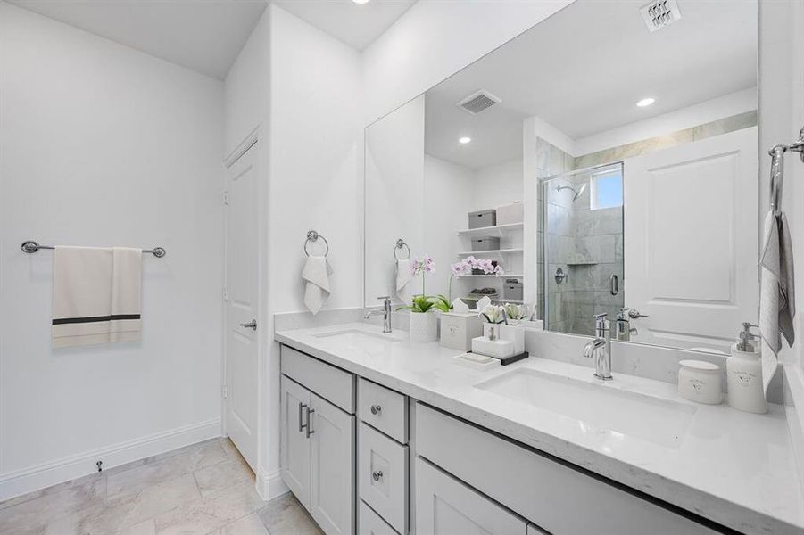 Furnished interior view inside a new home in Madero 50s, Haslet (Image 6). Furnished interior view inside a new home in Madero 50s, Haslet (Image 6).