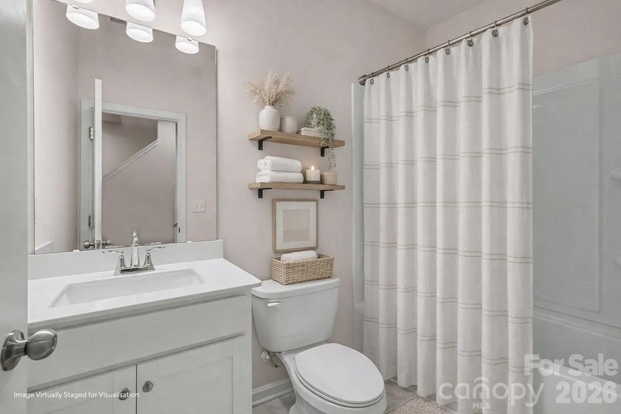 Furnished interior view inside a new home in , Charlotte (Image 10).