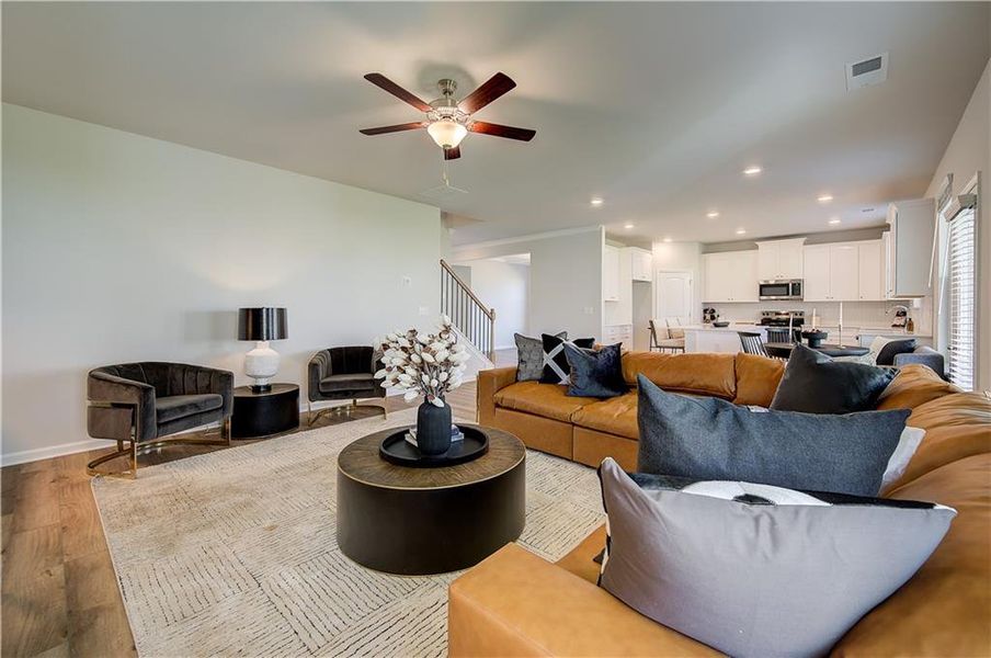 Furnished interior view inside a new home in Bowers Farm, McDonough (Image 19).
