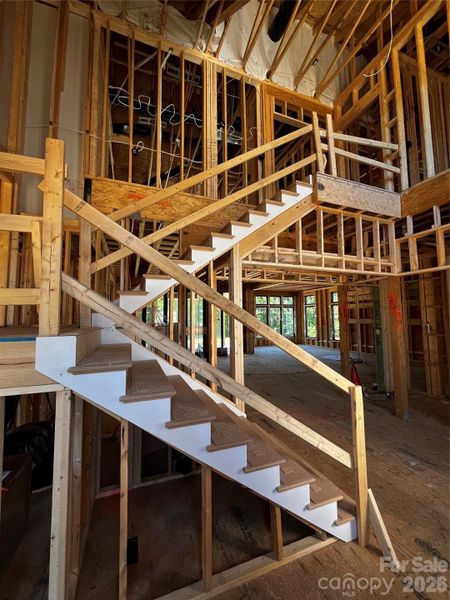 In-progress construction of a new home in Bella Ridge, Fort Mill, SC (Image 33).