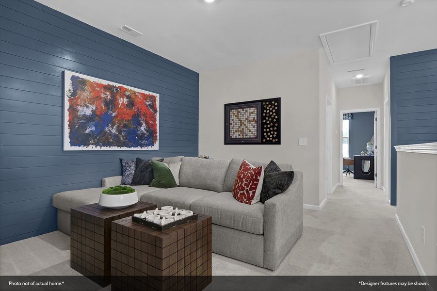 Furnished interior view inside a new home in Grand Park, Leland (Image 14). Furnished interior view inside a new home in Grand Park, Leland (Image 14).