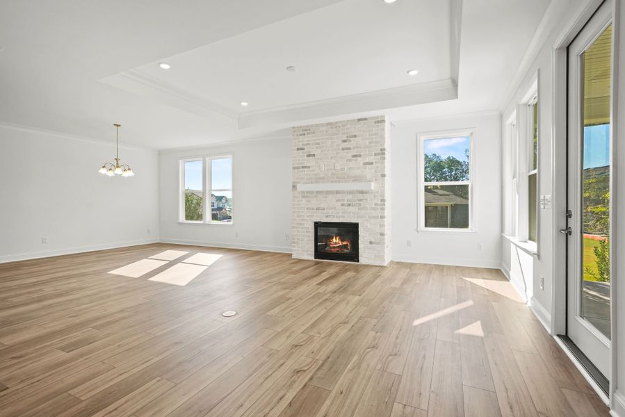Spacious, unfurnished interior of a new home in Kinsdale, Lancaster (Image 97).