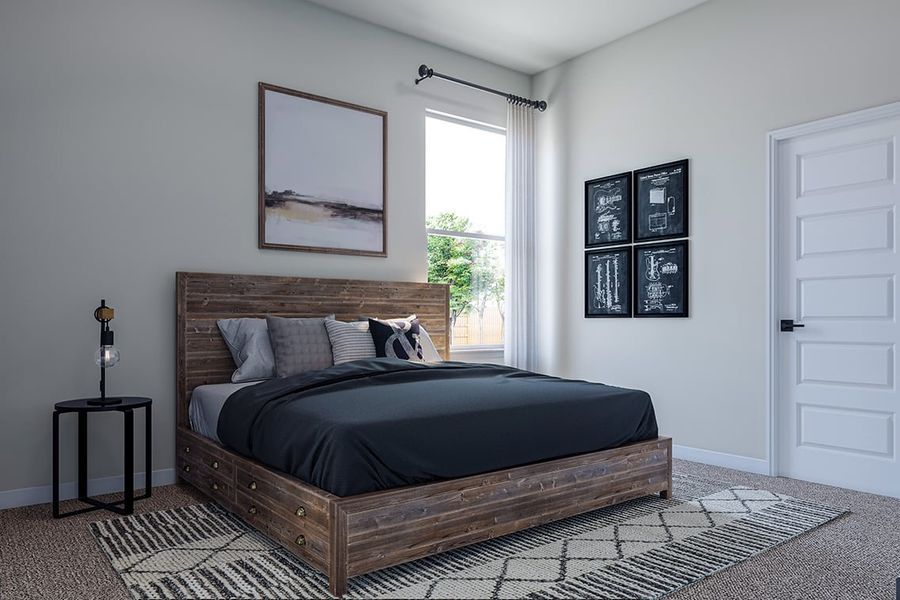 Furnished interior view inside a new home in Arbor Collection at Heritage, Dripping Springs (Image 16).