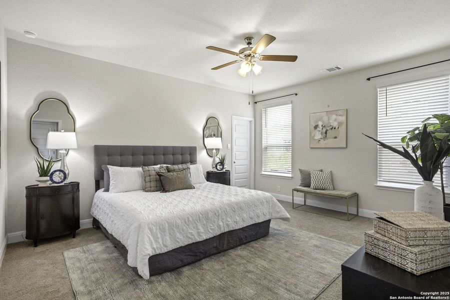 Furnished interior view inside a new home in Canyon View, San Antonio (Image 11). Furnished interior view inside a new home in Canyon View, San Antonio (Image 11).