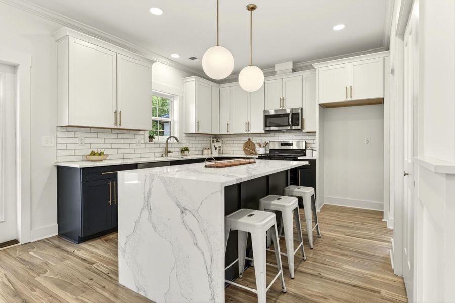 Furnished interior view inside a new home in , North Charleston (Image 11).