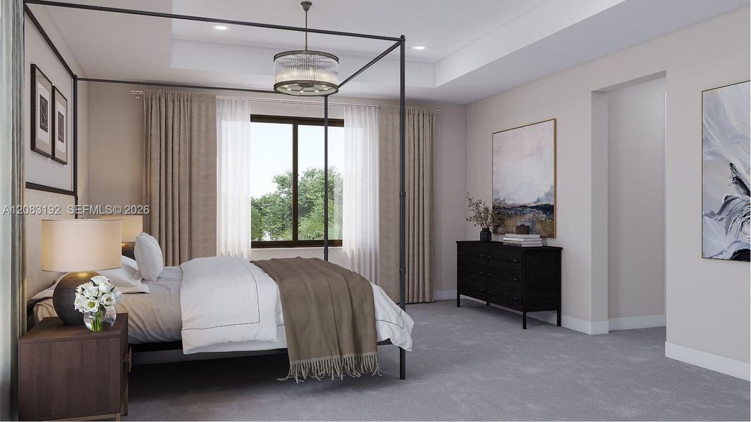 Furnished interior view inside a new home in Parkland Royale, Parkland (Image 8).