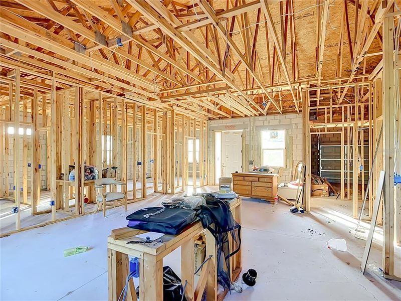 In-progress construction of a new home in , Poinciana, FL (Image 29).