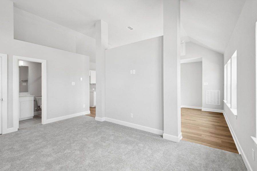 Spacious, unfurnished interior of a new home in Riceland 50’ Alley Load Homesites, Mont Belvieu (Image 18).