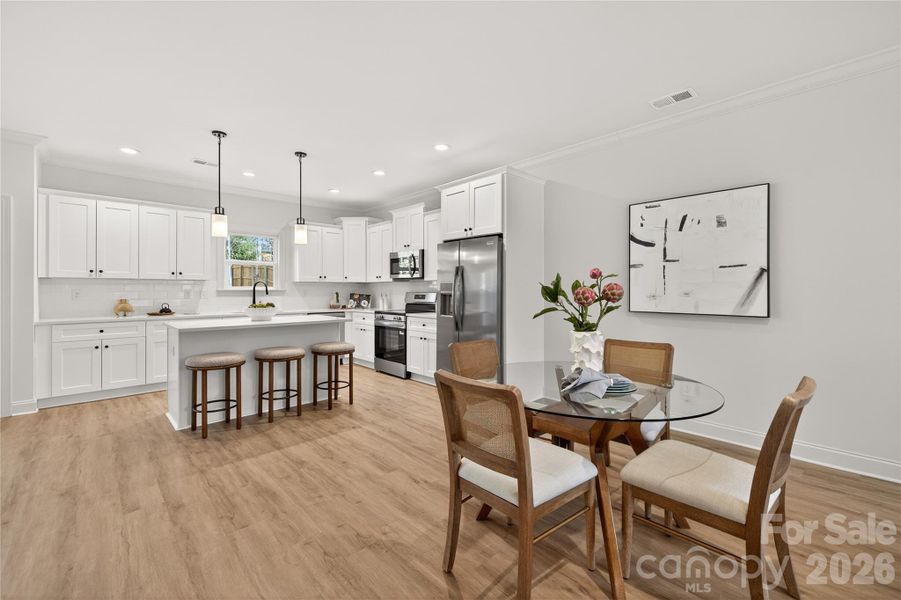 Furnished interior view inside a new home in , Waxhaw (Image 9).