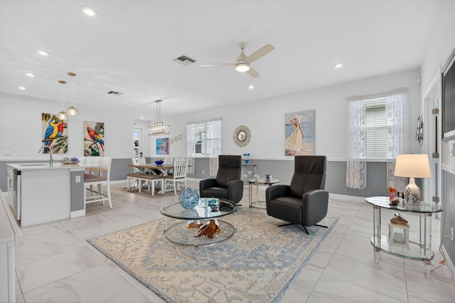 Furnished interior view inside a new home in , Port St. Lucie (Image 48).