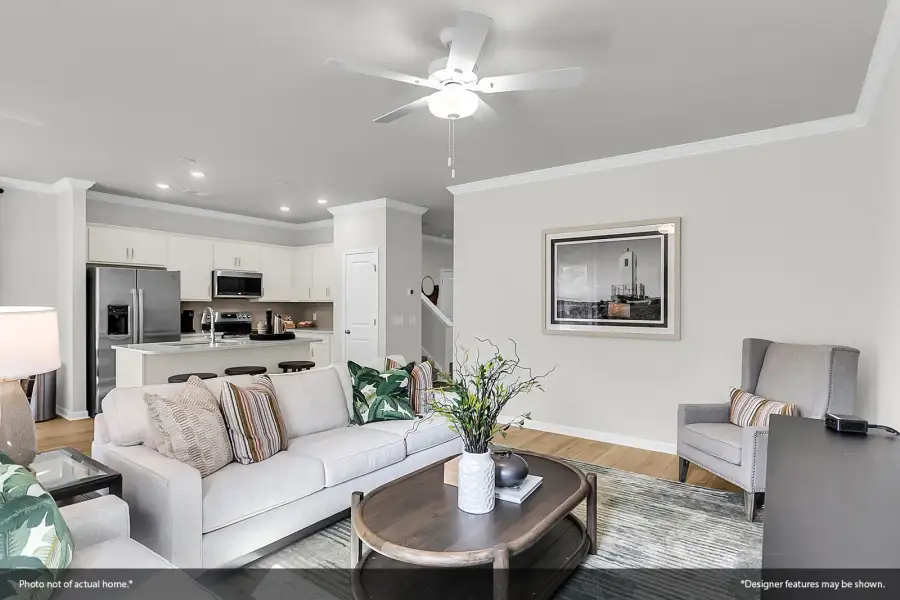 Furnished interior view inside a new home in Central Creek, Goose Creek (Image 10).