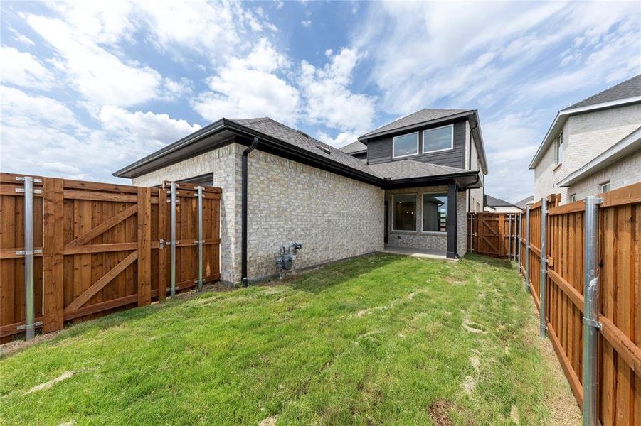 Front exterior of a new home in La Terra at Uptown Celina, Celina, TX, highlighting curb appeal (Image 2).
