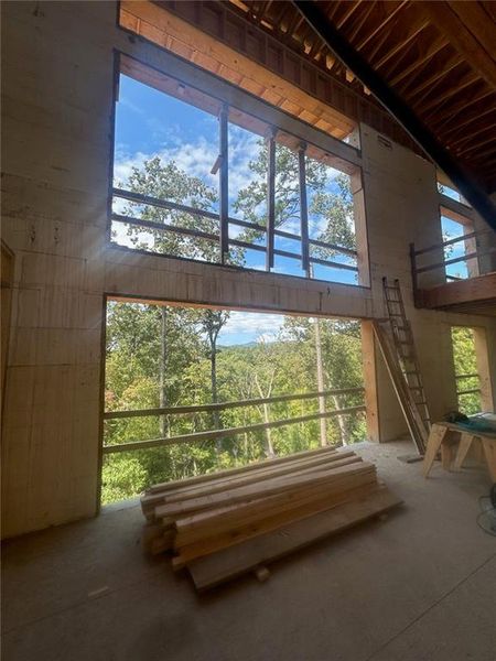 In-progress construction of a new home in , Ellijay, GA (Image 9).